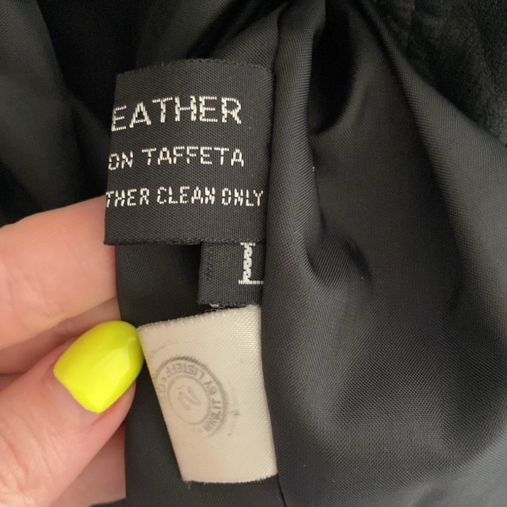 π€90s batwingβ Leather coat Vtg - Picture 11 of 11